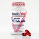 Research Verified Antarctic Krill Oil 2000mg - Support Heart Function & Joints, Boost Cognition - MSC Certified, Sustainably Sourced - 60 Softgels - Made in the USA