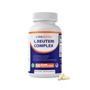 Vitamatic Lactobacillus Reuteri Complex – 22 Billion CFU per Delayed Release Capsule – 60 Capsules – Digestive & Gut Health Support – with Prebiotic Inulin Fiber