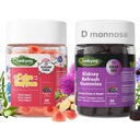 Q'ankyaq D mannose Gummies for Women, Kids Saffron Gummies, Saffron Supplements for Kids (3 yrs+)