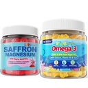Kids Omega 3 Gummies Sugar Free + Saffron Gummies for Kids