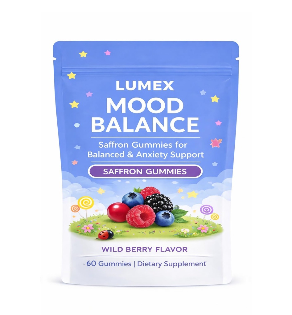 LumexMood Balance Saffron Gummies—60-Count