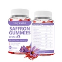 Saffron Gummies 88.5 mg for Kids & Adults with Magnesium 10-in-1 Saffron Supplements Vitamin D3, B6, Magnesium, Zinc, L-Theanine for Emotions Vision Sugar Free, Strawberry Flavor, 60 Count