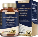 Totaria NMNH (Dihidronicotinamide Mononucleotide), NMNH Suplemento w/Niacinamide (Vitamin B3), Quercetin, Trans-Resveratrol, Support NAD+, Skin Cell Health*, Anti-Aging &amp; Energy, 120 Caps