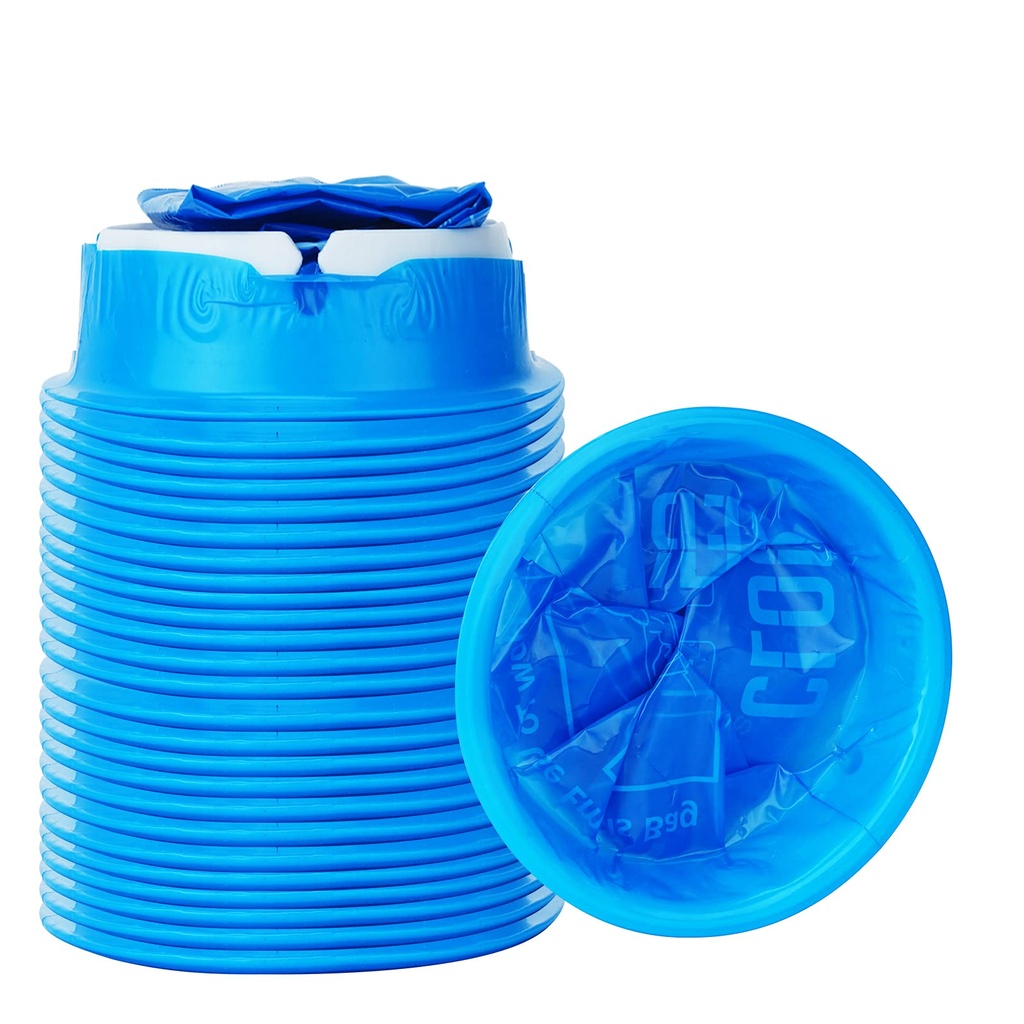 24 Pack Blue Emesis Bags Disposable for Kids, 1000 ml Vomit Bag for Morning Sickness, Portable Nausea Bag for Pregnant Women,Barf Bags with Leak Resistant Design car and Travel