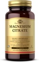 Citrato de Magnesio Solgar - 60 Tabletas - Promueve Huesos Saludables, soporta Función Nerve &amp; Muscle - Altamente Absorbable - No GMO, Vegan, Gluten Gratis, Kosher - 30 Serviciones
