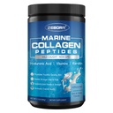 ZEBORA Marine Collagen Peptides Powder 50 Servings - Wild Caught Hydrolyzed Fish Collagen with Hyaluronic Acid, Keratin, Multivitamins - Collagen for Women Support Skin Hair Nail Joint, Keto Friendly