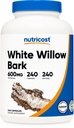 Nutricost White Willow Bark 600mg, 240 Capsules - Vegetarian Friendly, Non-GMO, Gluten Free