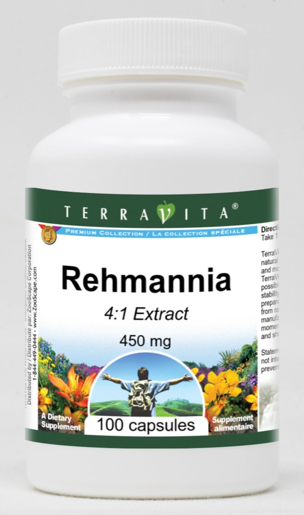 Rehmannia 4:1-450 mg (100 Capsules, ZIN: 521280)