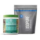 Build Your Smoothie Immunity Bundle with Isopure Zero Carb Creamy Vanilla Protein Powder (15 Servings) and Amazing Grass Greens Blend Detox & Digest (30 Servings)