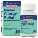 WELMATE - Levocetirizine Dihydrochloride 5mg (180 ct) - Allergy Medicine - 24 Hours - Antihistamine - Allergy Pills - Over-the-Counter Medication