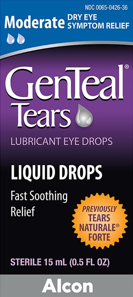 Genteal Tears Moderate Eye Drops, 0.507 Fluid Ounce