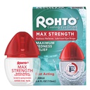 Rohto Max Strength Redness Reliever, Lubricant Eye Drops, Fast, Cooling Relief for Red, Dry, Itchy Eyes, Redness and Dryness Symptom Relief, Soothing Eye Drops, 0.4 fl oz Bottle