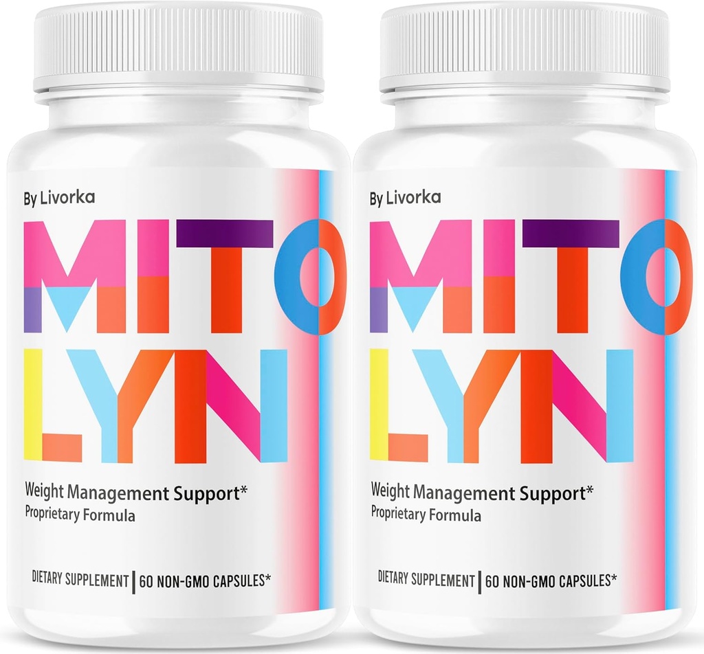 (2 Pack) Mitolyn Capsules - Mitolyn, Mitolyn Advanced Formula Pills, Mitolyn Supplement, Mito Lyn, Mito Lyn Pills, Mitolyn Support, Mitolyn Pill, Mitolyn Supplement Pills, 120 cápsulas para 2 meses