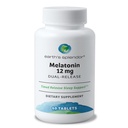Esplendor de la Tierra Melatonina 12 MG Bilayer Tablets, Sleep Aid Supplement, 60 Cuenta - 2 Melatonin de Suministro