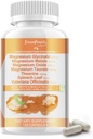 Magnesium Glycinate 500 mg por Serving, con Malate, Taurate & Oxide, Suplemento Magnesio para Muscle, Bone,Sleep y Digestion Support, 120 cápsulas Vegan, No GMO