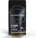 Suplemento de órganos de carne de vacuno - Primal Blend con hígado, corazón, riñón, Beef Liver Suplemento Grass Fed, Organ Meat Suplementos para seres humanos, no GMO, 120 caps.
