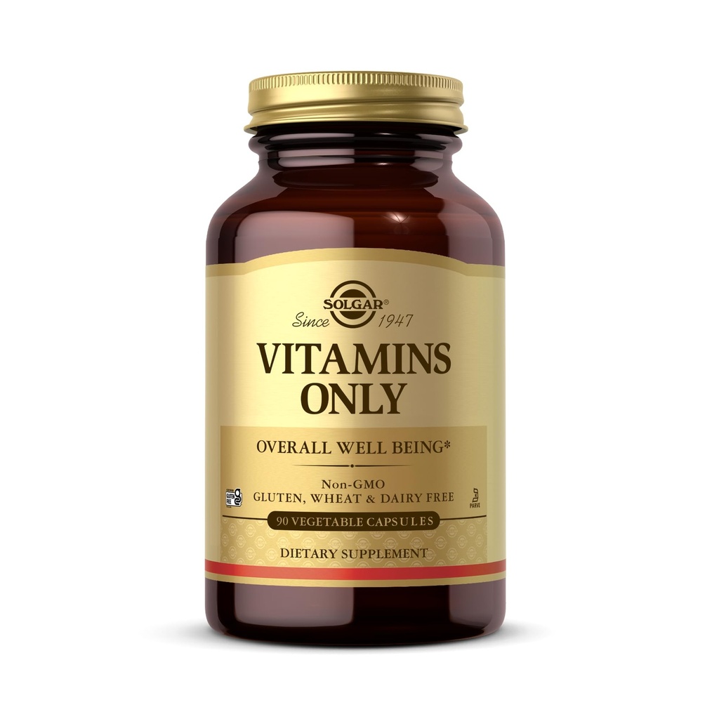 Solgar - Vitamins Only Vegetable Capsules 90 Count