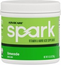 AdvoCare Spark - Energy Drink Mix - Vitamin &amp; Amino Acid Supplement - Supports Energy & Focus - Portable Immune Support - Sugar-Free - Limeade (10)