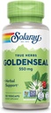 SOLARAY Goldenseal Root 550mg - Golden Seal Capsules - Suplementos Herbal para Wellness Soporte - No GMO, Vegan, Gluten Gratis, Lab Verified, 60-Day Garantía de devolución de dinero, 50 Serviciones, 50 VegCaps