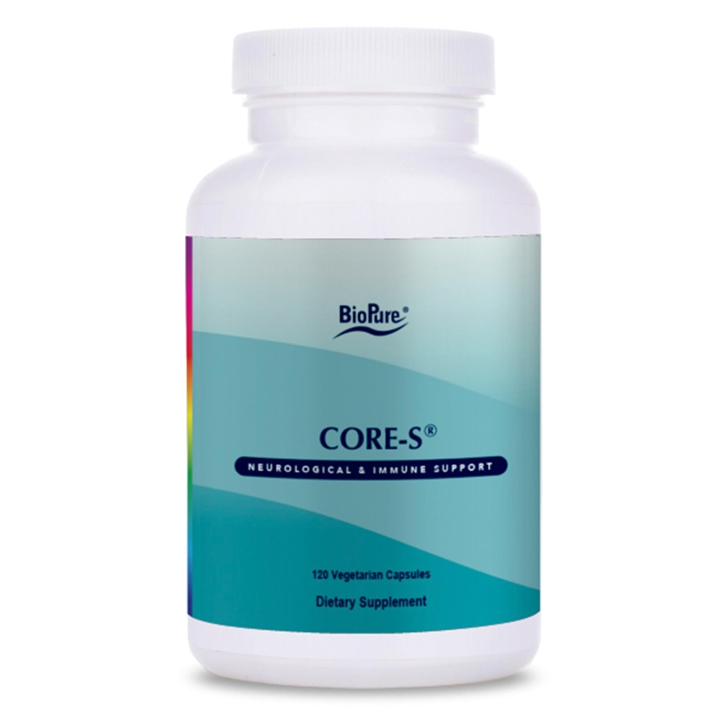 BioPure Core-S Mineral Supplement – Highly Bioavailable Minerals, Vitaminas, Aminoácidos, " Herbs to Support Nutritional Maintenance, Optimize Metabolism, and Promote Global Well-Being – 120 Capsules
