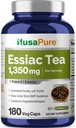 NusaPure Essiac Tea 1350 mg 180 Veggie Caps (Vegetariano, No GMO)