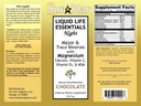 Liquid Life Essentials Night Formula Liquid Supplement (Chocolate)