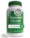 Magnesium Glycinate - Muscle, Nerves, Relaxation & Sleep Supplement | 200mg Elemental Magnesium Fully Reacted Chelated | Gentle on the Stomach | Non-GMO 120 Tablets | by Health Thru Nutrition