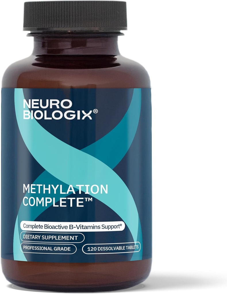 Metilación completa - Metillated B-Complex to Aid 200+ Procesos corporales - Complejo de Metil B para Energía, Función Celular & Immunity Aid - Suplementos de Metilación de Absorción mejorados con B12 B6 &amp; Folate