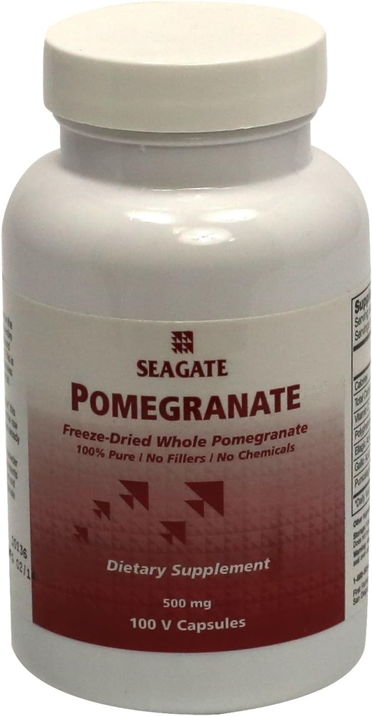 Productos de Seagate Pomegranate 500 mg 100 cápsulas