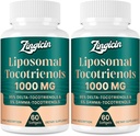 Vitamina E Tocotrienols - Liposomal Tocotrienols Suplemento 1000mg, Altamente Absorbable Delta Tocotrienol y Gamma Tocotrienol para la salud ósea, y soporte antioxidante, 120 Softgels
