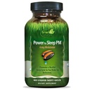 Irwin Naturals Power to Sleep PM - 6mg Melatonin, GABA, Ashwagandha, Valerian Root " L-Theanine Supplements for Men and Women - Supports Restful Sleep Cycle " Relaxation - 60 Liquid Soft-Gels