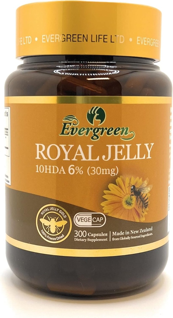 Evergreen Royal Jelly 300 Casules 10HDA 6%