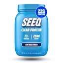 SEEQ Clear Protein Powder - Blue Razz Freeze - 22 Servings - 22g Clear Whey Protein Isolate - Zero Sugar - 0g Lactose - Allergen Friendly - GLP1 Support - Bone Health - Muscle Post Workout Recovery