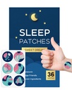 RAAYAM Sleep Patches, 36 Pack Upgraded Deep Sleep Patches for Adults, All Natural Deep Patch, Quick Acting Ingredients, for Men and Women, Easy to Use That Last All Night - Blue