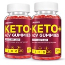 Regio Keto ACV Gummies for Rapid Fat Burning Diet Supplement for Women & Men - 1500mg Organic Gluten Free Apple Cider Vinegar with Mother - Support Gut Digestion