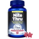 Melatonina de dos etapas, 6 mg, Fresa, Suplemento dietético, 30 Gummies