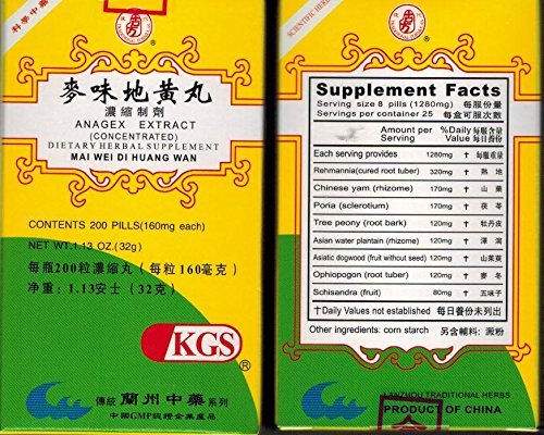 Anagex Extract (Mai Wei Di Huang Wan)