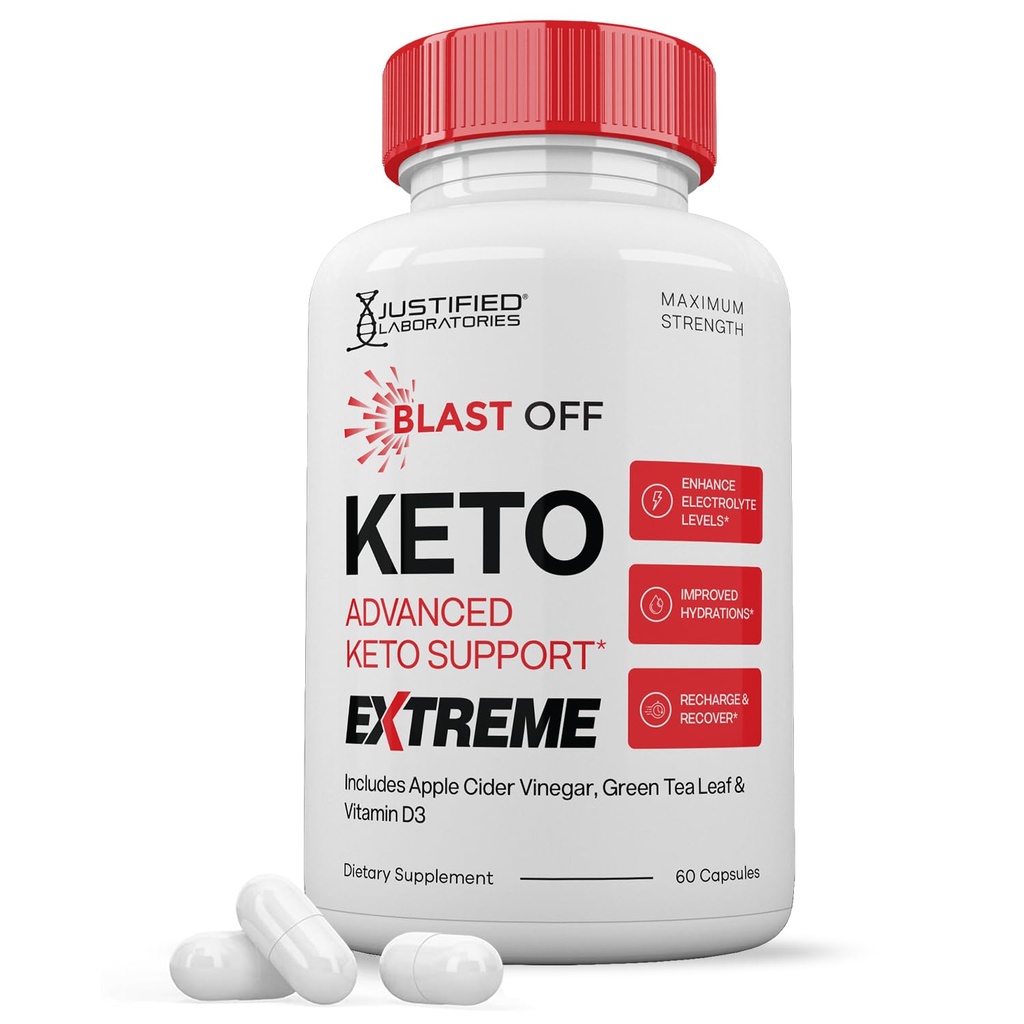 Blast Off Keto ACV Extreme Pills 1675MG Keto Support Blend Alternative to BlastOff Keto ACV Gummies Formulado con Apple Cider Vinegar Extra Virgin Olive Oil Powder Green Tea Leaf 120 Capsules