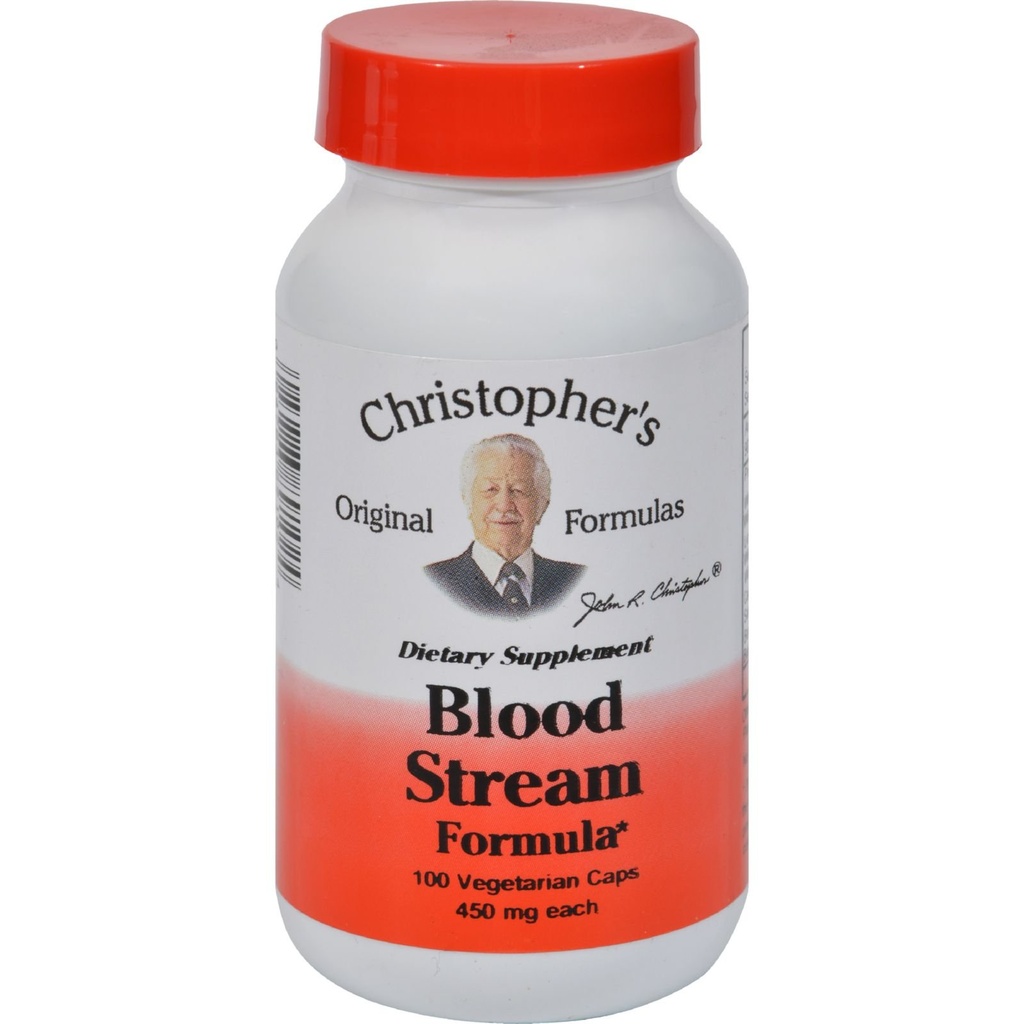 Dr. Christopher's Blood Stream Formula - 440 mg - 100 Vegetarian Capsules