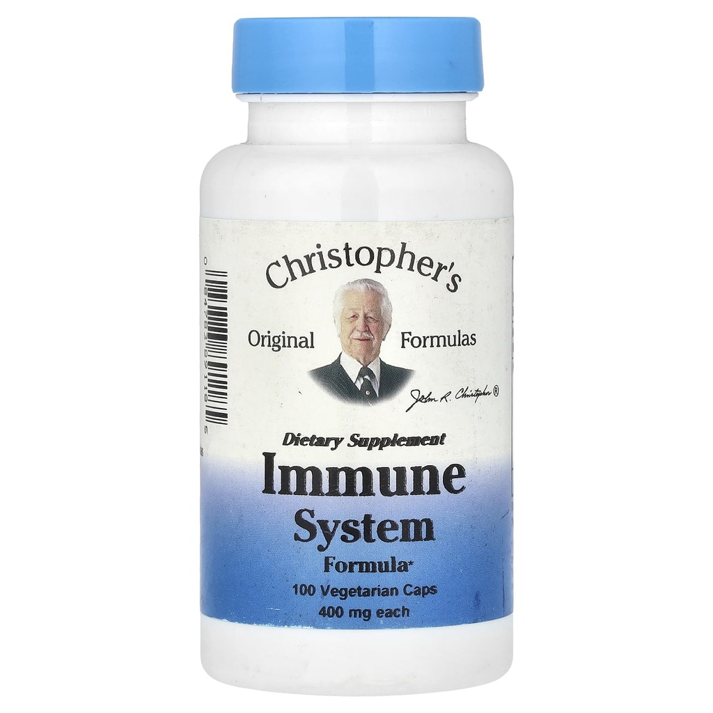Christopher's Original Formulas Immune System Formula, 100 Vegetarian Caps