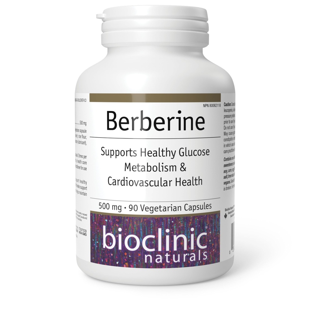 Bioclinic Naturals Berberine HCL 500 mg 90 Caps