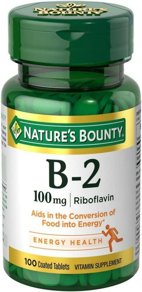 Vitamina B-2 100 mg, 100 tabletas (Pack of 12)