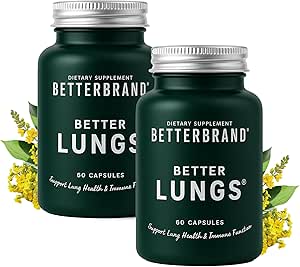 Betterbrand BetterLungs Daily Respiratory Health Supplement (60 Capsules)