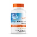 La mejor absorción alta del médico CoQ10 200 mg con suplemento de bioperina - Coenzima Q10 cápsulas de apoyo antioxidante de salud cardíaca, CoQ10 200 mg para hombres de mujeres, no GMO - 60 cápsulas de veg