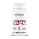 Rapid Burn Alpha - Fat Burner for Hombre - Supports Healthy Pathways Associated with GLP-1 Activity - Supports Appetite Control, Energy Booster, Helps Increase Metabolism & Fat Loss - 60 Unisex Capsules