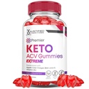Premier Keto ACV Gummies Extreme 2000MG Premier Keto Gummies Apple Cider Vinegar Formulated with Pomegranate Beet Juice Powder B12 Vegan Non GMO 60 Gummys