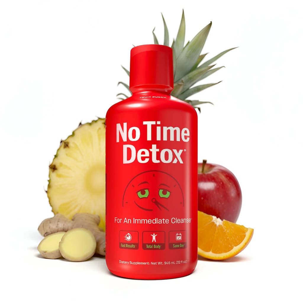 Bebida limpia de desintoxicación del mismo día, acción rápida - 32 oz - Fruit Punch - Bebida de desintoxicación profesional