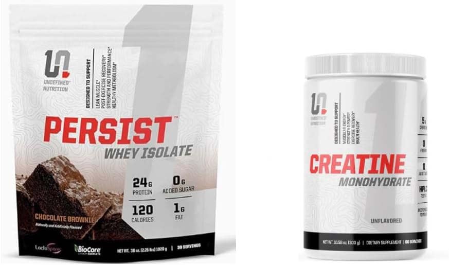 Persista de nutrición indefinida Brownie + Monohidrato de crema por Brian Shaw