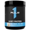 Regla 1 Proteínas Whey Protein – 24g Proteína de acción rápida de todas las fuentes con EAAs ocurridas naturalmente &amp; BCAAs para la recuperación de ejercicios o cualquier uso en cualquier momento (1 libra, Crema de hielo de vainilla)