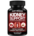 Kidney Support Cleanse Detox & Repair -120 Capsules - Cranberry & Astragalus Root Pills for Women and Men | High Strength Stone Remover Supporting Urinary Tract & Bladder Health